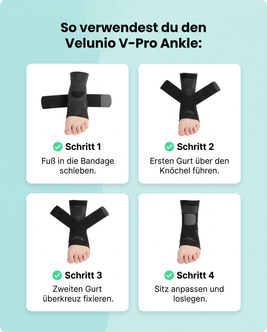 Velunio V-Pro Ankle | Bleib stabil. Bleib im Game.